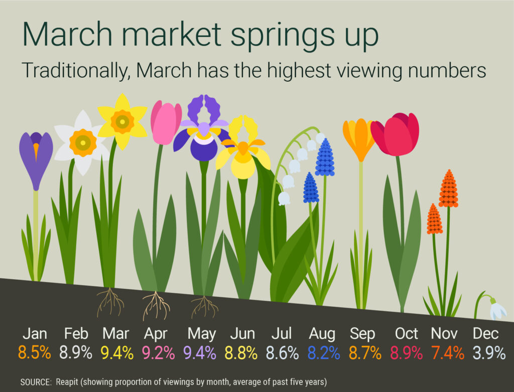 spring property market viewings