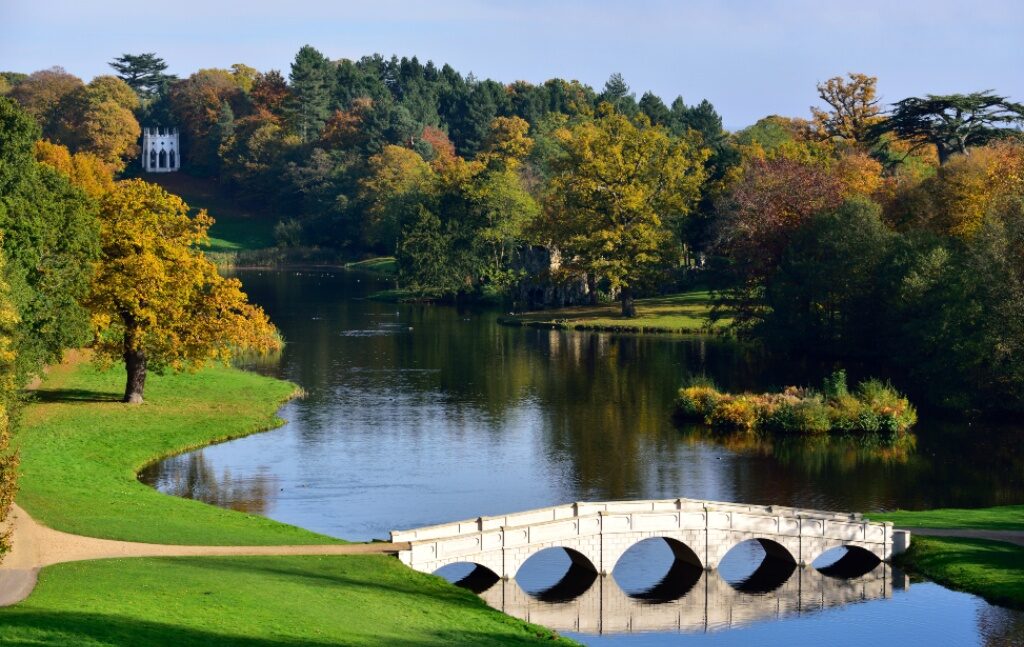 Painshill landscape garden in Cobham, Surrey