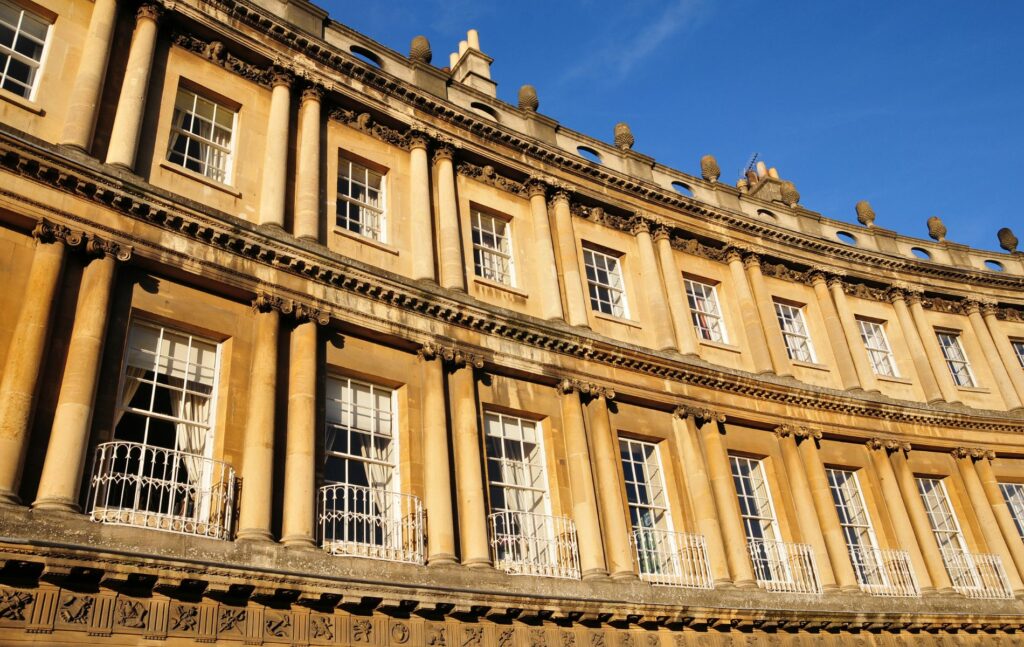 The Circus, architectural example of a Georgian era crescent in Bath