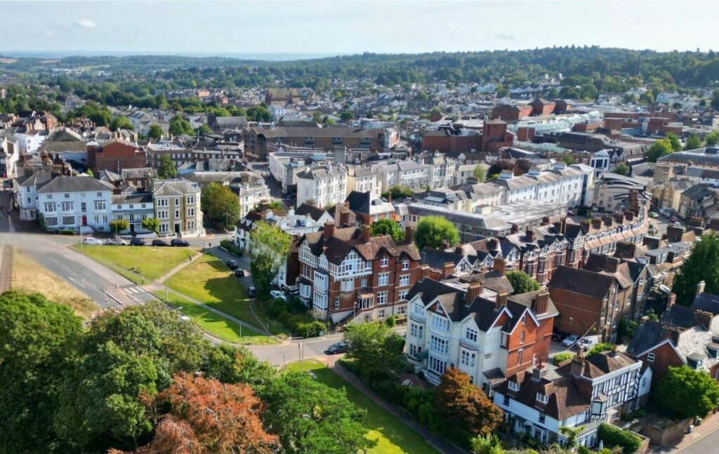 Georgian town of Tunbridge Wells in Kent