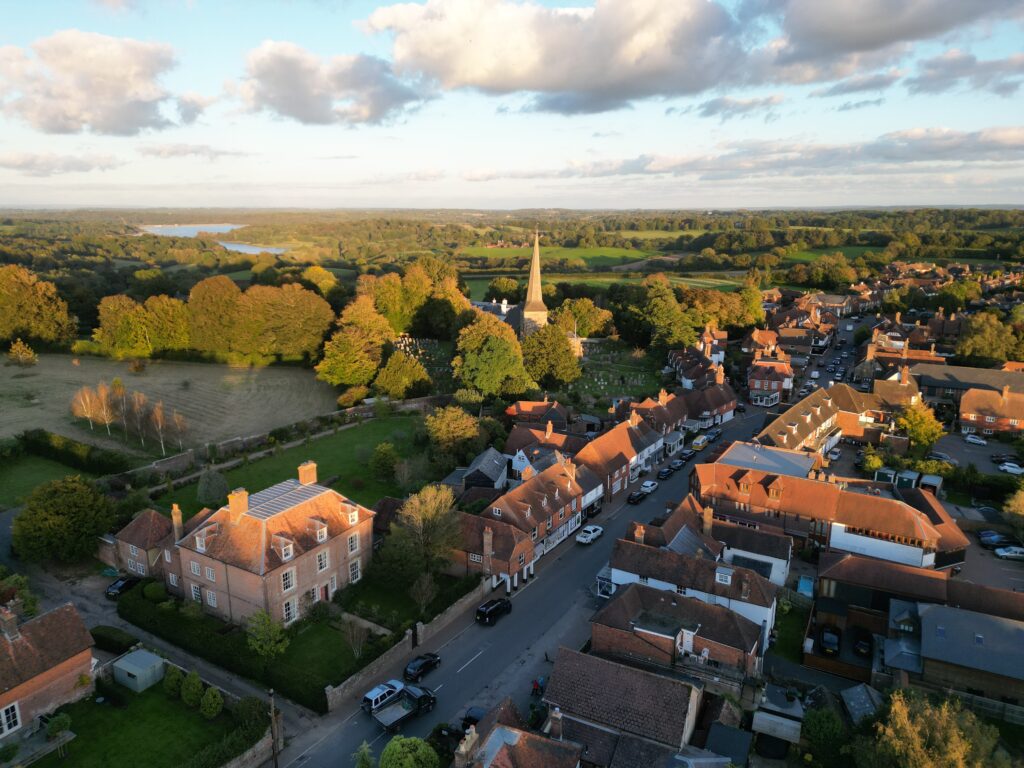 Aerial view of Wadhurst, East Sussex