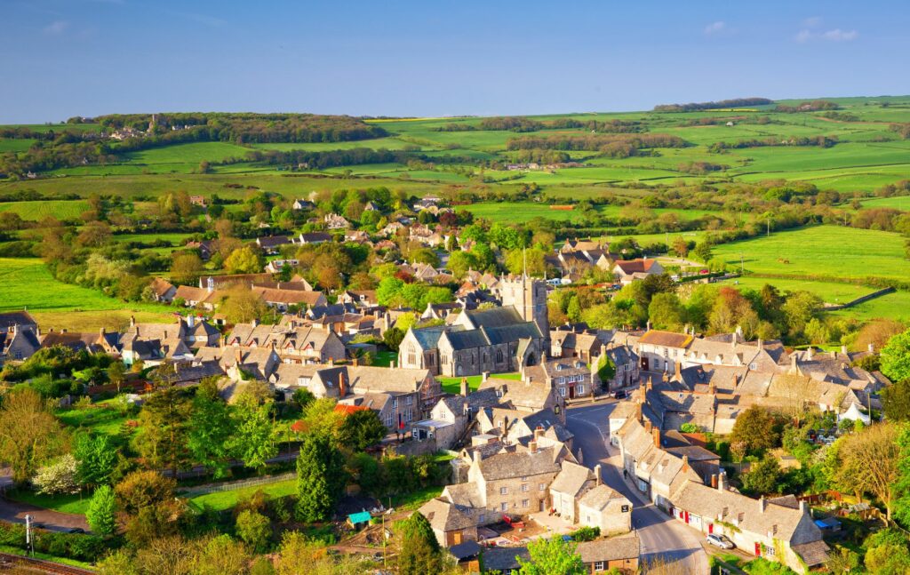 Beautiful Villages in Dorset, Corfe Castle