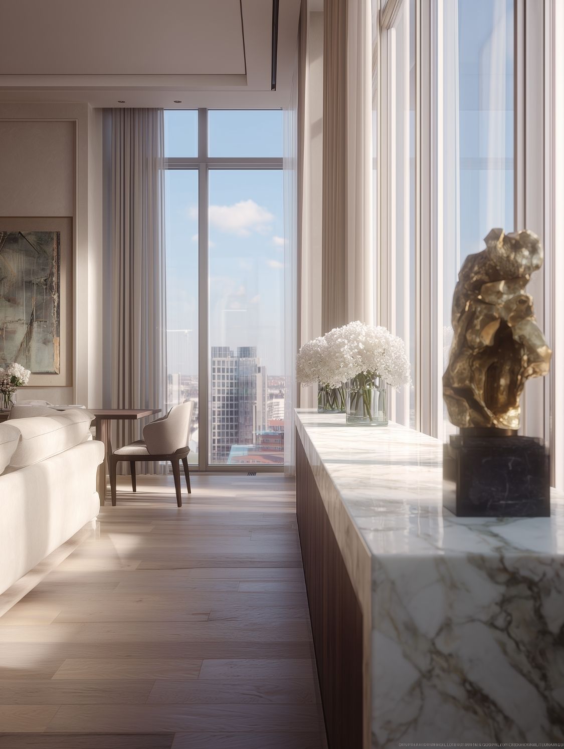 Ultra High End London Townhouse Living Space