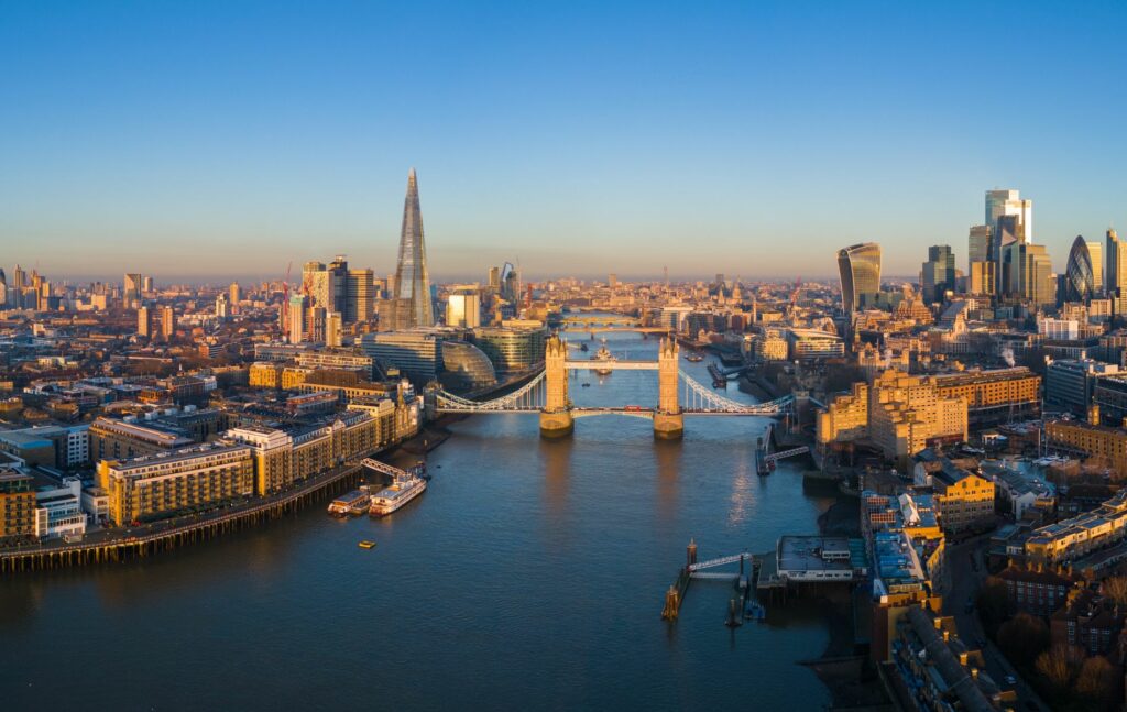 City of London Skyline at Sunrise