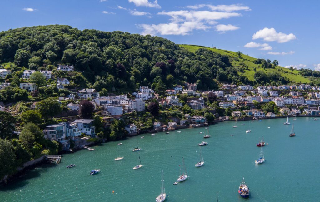 Salcombe harbour in the South West, a popular location when buying a holiday home